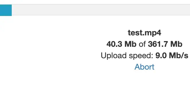 velocità di upload super-veloce velocità di upload super-veloce