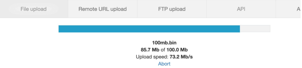 KatFileで高速ファイルアップロード